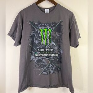 Supercross Gray T-Shirt